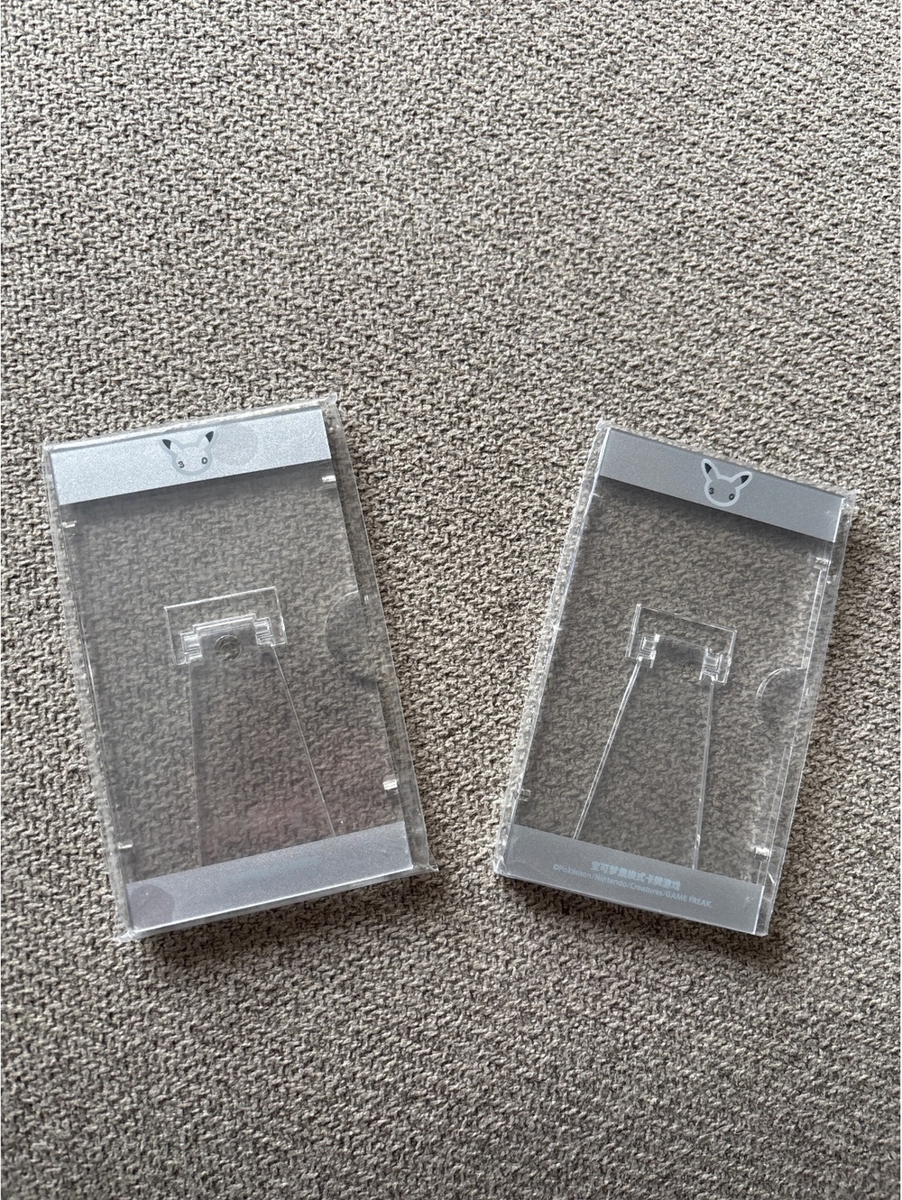 (Set of 2)Pokemon 30th celebration single card display stand